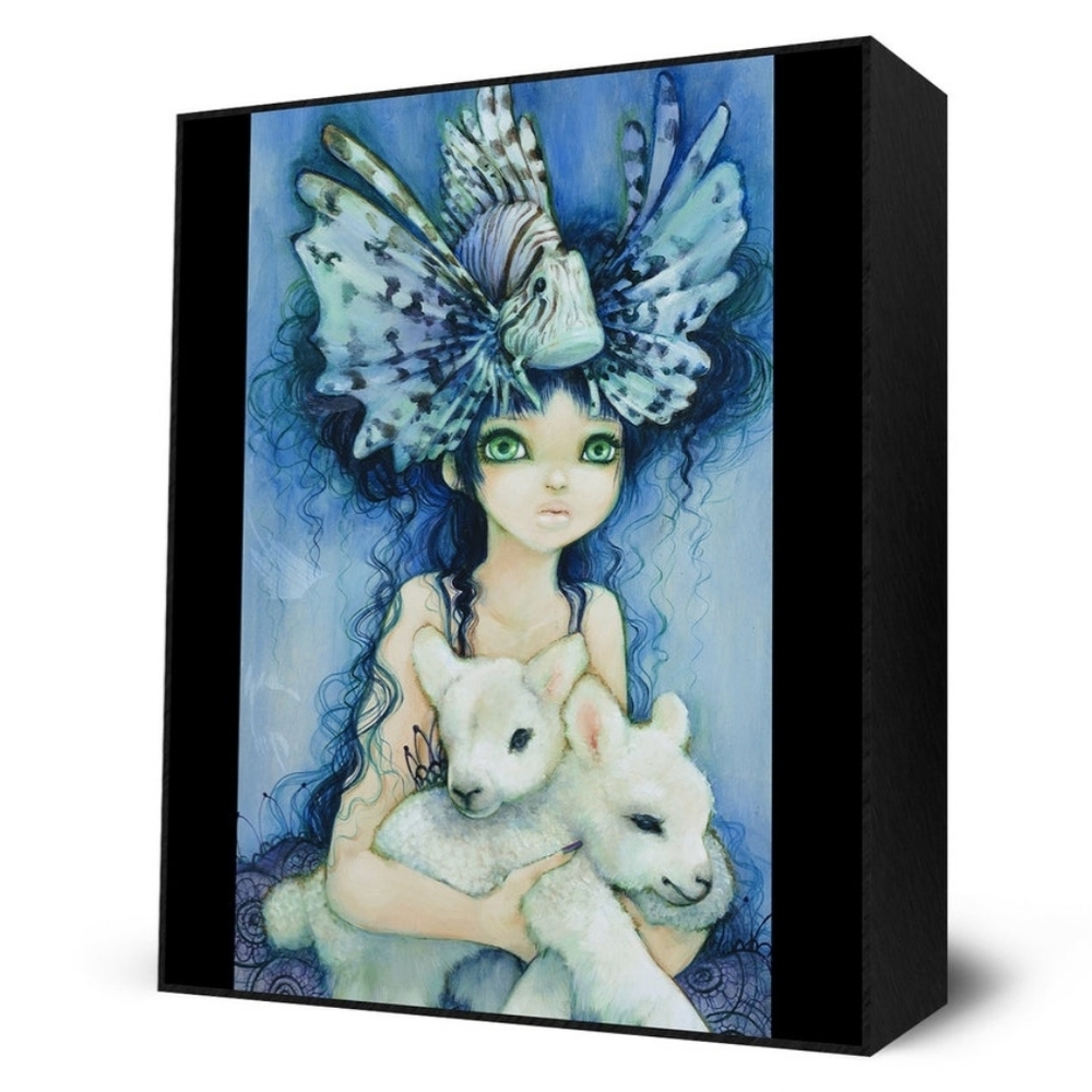 Lions & Lambs By Camilla d'Errico - Wooden Wall Art